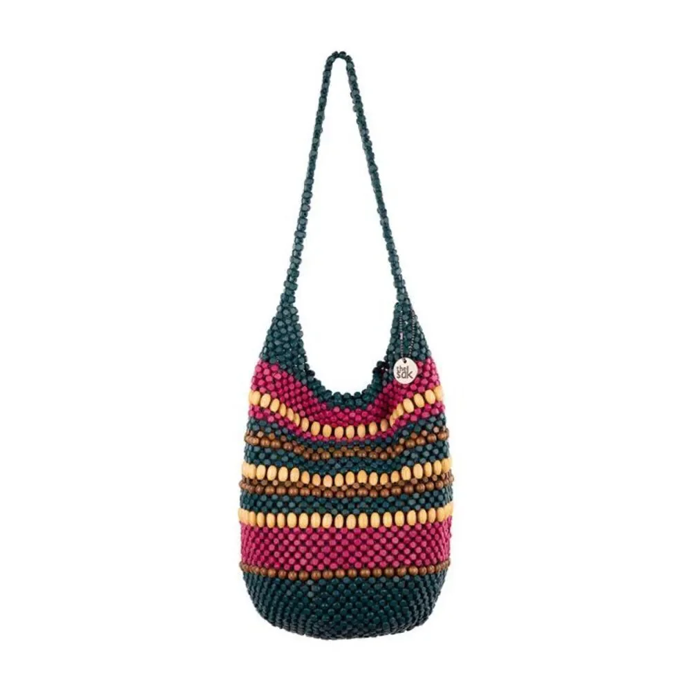 The Sak Back to Bali Hobo Light Denim Multi